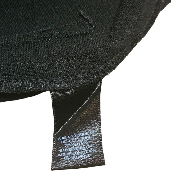 EUC Ann Taylor Women’s Black Pencil & Straight Elastic Waistband Skirt Size 10T - Picture 8 of 9